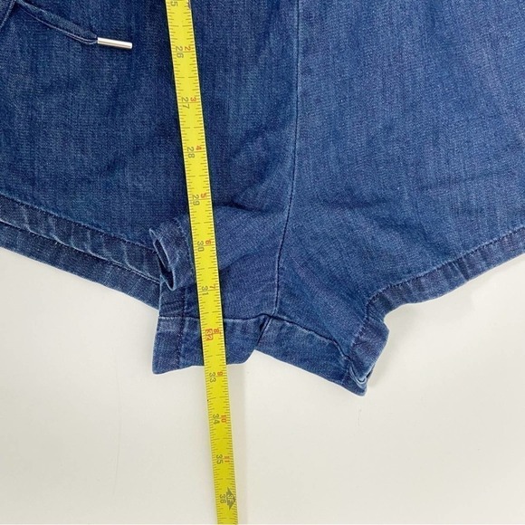 Lovers and Friends Junie Romper in Denim Blue - Picture 13 of 14